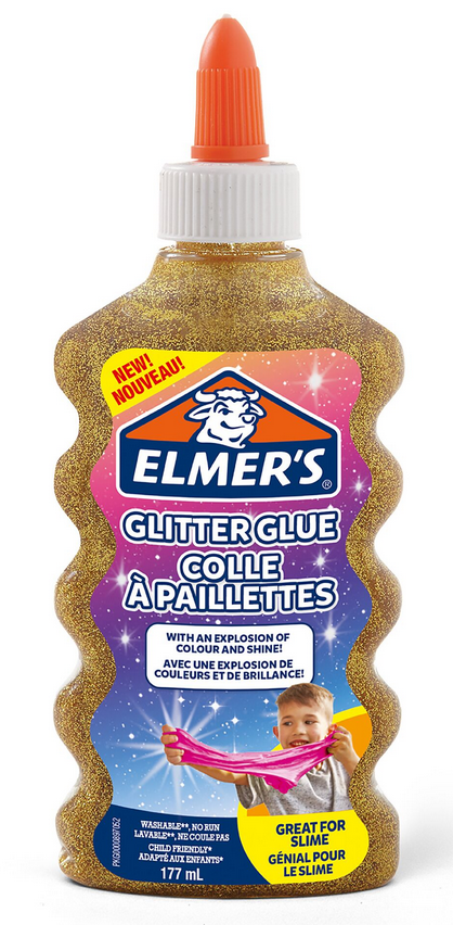 Lepidlo ELMER'S Glitter 177 ml - zlaté