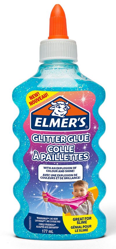 Lepidlo ELMER'S Glitter 177 ml - modré