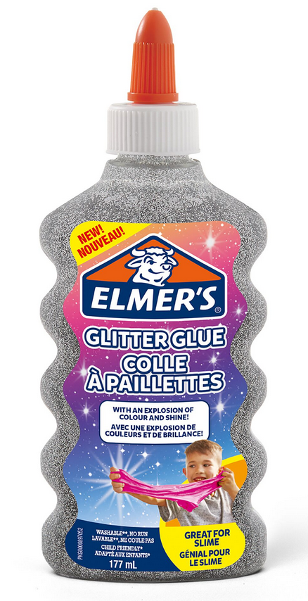 Lepidlo ELMER'S Glitter 177 ml - stříbrné