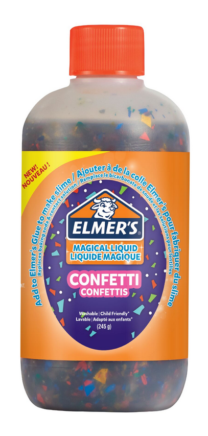 Kouzelná tekutina ELMER'S s confetti k výrobě slizu - 259 ml