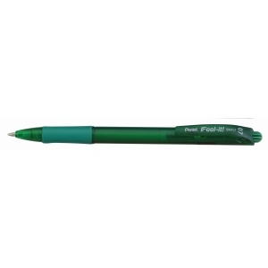Kuličkové pero Pentel BX417 -  zelená