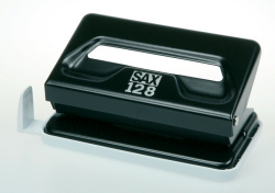 Kancelářský děrovač SAX 128  -  černá