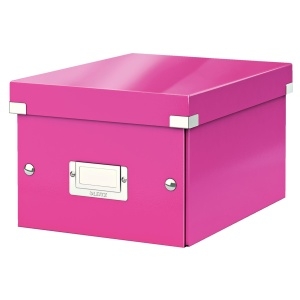 Krabice Leitz Click & Store - S malá / růžová