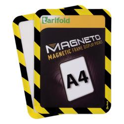Kapsy Tarifold Magneto bezpečnostní -  A4 / žluto-černá/ 2 ks / magnetické