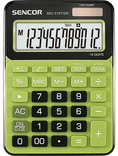 Kalkulačka Sencor SEC 372T/GN