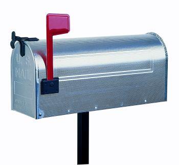 Americká poštovní schránka Mailbox ALU - včetně stojanu