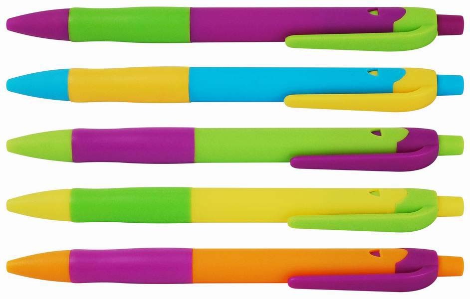 Kuličkové pero Semi - barevný mix