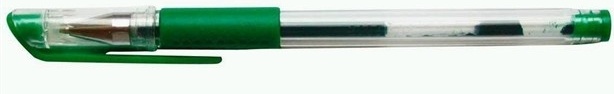 Gelové pero Sakota s víčkem - zelená