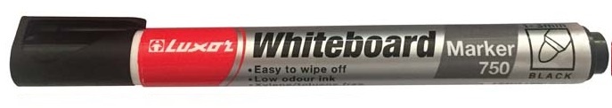 Popisovač Luxor Whiteboard 750 - černá