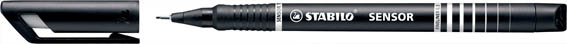 Liner STABILO sensor 189 - černá