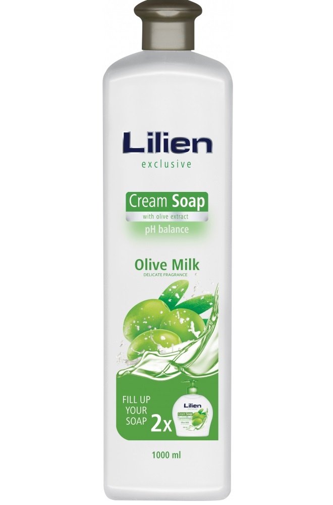 Lilien tekuté mýdlo náplň - olive / 1000 ml