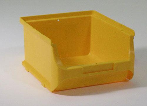 Plastový zásobník 137x160x81 mm - žlutý