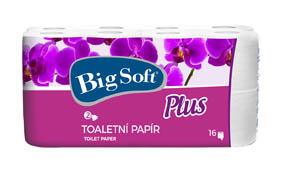 Toaletní papír Big Soft - Plus / 16 ks  / dvouvrstvý