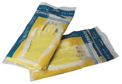 Ochranné rukavice gumové  -  velikost M