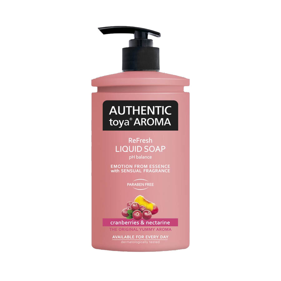 Mýdlo tekuté AUTHENTlC - brusinky a nektarinky 400 ml
