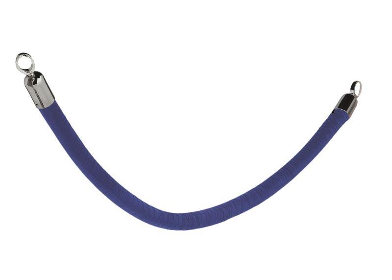 Securit Ozdobný provaz CLASSIC s chromovanými koncovkami, modrá
